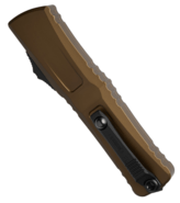 Microtech COMBAT TROODON GEN III T/E BLACK STANDARD TAN 1144-1TA - KNIFESTOCK