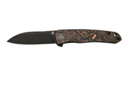 QSP Knife Otter, S35VN Blade, Copper Foil Carbon Fiber Handle QS140-B2 - KNIFESTOCK