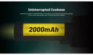 Nitecore Fan izzCool 20 Matte White - KNIFESTOCK