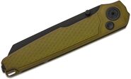 MKM MIURA – CPM Magnacut DSW bld - SOLID Green Alu hdl, BUTTON LOCK - REV. S/S CLIP MK MI-AGB - KNIFESTOCK