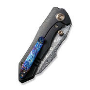 WE KNIFE High-Fin Damasteel/Titanium Black WE22005-DS1 - KNIFESTOCK