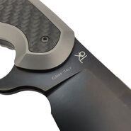 Fox Knives Eastwood Tiger Fixed FX-106 TICF” GUDY VAN POPPEL Design – Elmax/Titan/Carbon - KNIFESTOCK