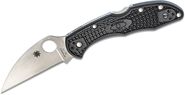 Spyderco Delica 4 Lightweight Black Flat Ground Wharncliffe C11FPWCBK - KNIFESTOCK