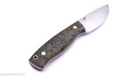 Brisa Skinner 90-Stabilized curly birch Elmax Flat Sheath Skinner BRS-361-66125-66128 - KNIFESTOCK