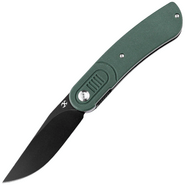 Kansept Reverie Black TiCn Coated 154CM Green G10 T2025A2 - KNIFESTOCK