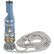 Bestechman Whistle Titanium Blue and gold BM02A - KNIFESTOCK