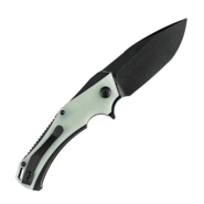 Kansept Mini Hellx Black TiCn Coated D2 Jade G10 T2008A4 - KNIFESTOCK