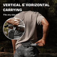 REMETTE RT-Allosaurus Knife Black G10, Stonewashed D2 RTAS-B - KNIFESTOCK