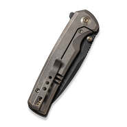 WE Subjugator Bronze Titanium Handle Black Stonewashed CPM 20CV Blade WE21014C-4 - KNIFESTOCK