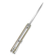 KUBEY Coeus Couteau Pliant, Manche G10 Tan KU122C - KNIFESTOCK