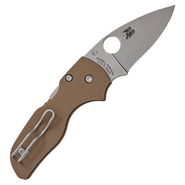 Spyderco Lil' Native Brown G-10 CPM15V  SPRINT C230GPBN15V - KNIFESTOCK