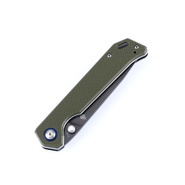 KIZER Begleiter Folding Knife, N690 Blade with Titanium Coating, Green G10 Handle V4458N2 - KNIFESTOCK