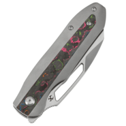 Kansept Thunderhead Satin CPM S35VN,Stonewashed Ti with 80S Camo CF K1106A4 - KNIFESTOCK