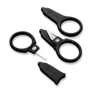 CIVIVI Quick Snip 3 pcs Mini Neck KnivesBlack ABS With Rubber CoatingPlain 6Cr - KNIFESTOCK