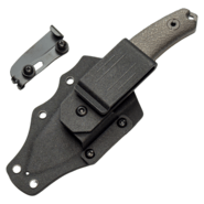 Kunwu STIFFY D. KNFS Limited Edition 50pcs VANADIS 4 Stonewashed + Honeydew Titanium Stonewashed - KNIFESTOCK