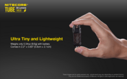 Nitecore Key-chain Light TUBE V2.0 BLACK - KNIFESTOCK