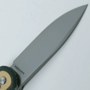 Vosteed Corgi 14C28N Stonewash Green Micarta CG3SVM3 - KNIFESTOCK