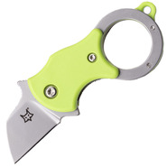 FOX MINI-TA KOKOONTAITTUVA VEITSI VIHREÄ NYLON HDL-1.4116 RUOSTUMATON TERÄS SANDBLASTED BLD - KNIFESTOCK