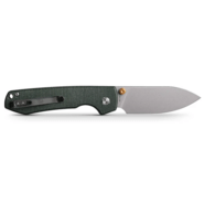 Vosteed Raccoon(Top Liner Lock) 14C28N Stonewash Green Micarta A2904 - KNIFESTOCK