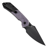 TENABLE KNIVES Fenrir Blackwash 14C28N 0.138‘/3.5mm Lila Micarta + Blackwash A - KNIFESTOCK