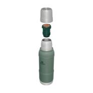 Stanley The Artisan Thermal Bottle 1.0L / 1.1 QT Hammertone Green 10-11428-004 - KNIFESTOCK