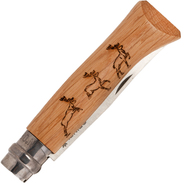 Opinel VRI N°08 Inox Animalia Cerb 001620 - KNIFESTOCK