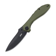 KUBEY Ruckus Liner Lock Folding Knife OD Green G10 Handle KU314G - KNIFESTOCK