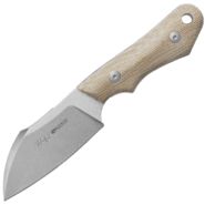 Viper HANDY2 Sheepfoot Stonewash M390, Natural Canvas Micarta, Kydex sheath VT4050CN - KNIFESTOCK