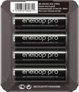 Panasonic Eneloop Pro R6/AA 2500mAh – 4 stuks BK-3HCDE/4LE - KNIFESTOCK