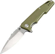 Artisan Predator D2/G10 (Flat) Green 1706PS-GNF - KNIFESTOCK