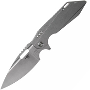 Bestech SHODAN S35VN, Stone Wash+Satin, Titanium, Grey BT1910A - KNIFESTOCK