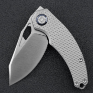 Kunwu Compadre Satin VANAX Titanium Beadblast Diamond Texture K706C-T2 - KNIFESTOCK