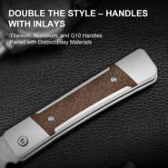 Kizer Little Grand Jonathan Styles Nitro-V Aluminum &amp; Mkuruti Wood V2670A1 - KNIFESTOCK
