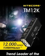 Nitecore flashlight TM12K - KNIFESTOCK