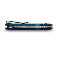 Vosteed Vombat M390 Stonewash Aluminum Steel Blue A4103 - KNIFESTOCK