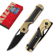 Kizer Frame Lock Mini Militaw Jonathan Styles S45VN Titanium+Zalium Ki3634SA3 - KNIFESTOCK