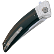 Petrified Fish PFP05 Deepsea Satin K110 Carbon Fiber with Black G10 PFP05DS - KNIFESTOCK