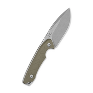 QSP Knife Tiny TOT 10Cr15MoV, stonewash,  sand G10 QS169-C1 - KNIFESTOCK