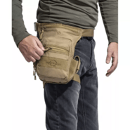 Pentagon MAX-S Gun Thigh Pouch K16023-01-Black-ONE SIZE - KNIFESTOCK