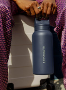 LifeStraw Go 2.0 Stainless Steel Water Filter Bottle 1L Aegean Sea  LGV41SASWW - KNIFESTOCK
