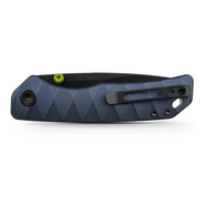 Vosteed Marten 330 154CM Black Stonewash Dark Slate Blue Aluminum A1615 - KNIFESTOCK