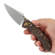 Kansept Fenrir Stonewashed CPM S35VN, Koppar CF K1034V3 - KNIFESTOCK