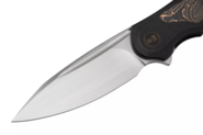 WE KNIFE Makani Titanium, CF, Cooper-Black/Satin CPM 20CV WE21048B-1 - KNIFESTOCK