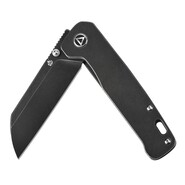 QSP Knife Penguin, Black Stonewash 154CM Blade, Black Titanium Handle QS130-O - KNIFESTOCK