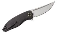 Petrified Fish PFP06 Simum Satin K110 Black Micarta PFP06DMS - KNIFESTOCK
