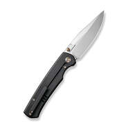 WE Evoke Black Titanium Handle Silver Bead Blasted CPM 20CV Blade WE21046-1 - KNIFESTOCK