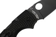Spyderco Lil Native Black Lightweight Black Blade Reveal 14 C230PBBK - KNIFESTOCK