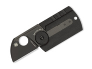 Spyderco Dog Tag Folder Carbon Fiber/G-10 Laminate Black Blade/Slip Joint C188CFBBKP - KNIFESTOCK