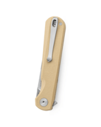 Bestechman FLICK-Satin+ Stonewash-D2-G10-Khaki BMK13C - KNIFESTOCK