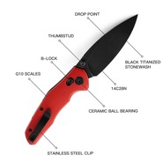 BESTECHMAN RONAN 14C28N RED BMK02J - KNIFESTOCK